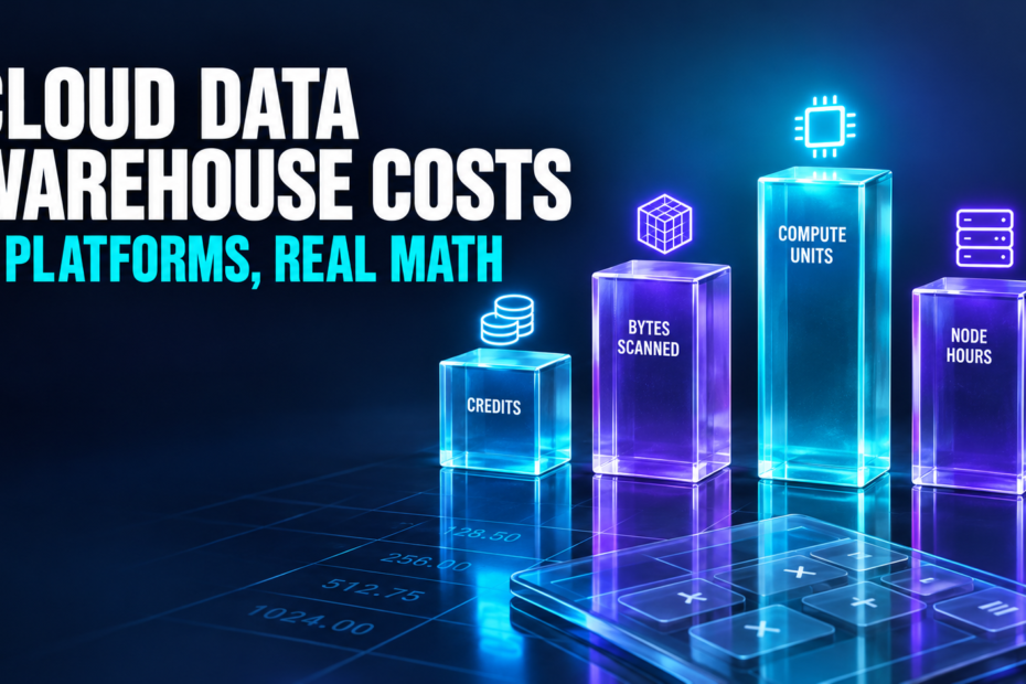 Cloud Data Warehouse Costs Compared: 4 Platforms, Real Math